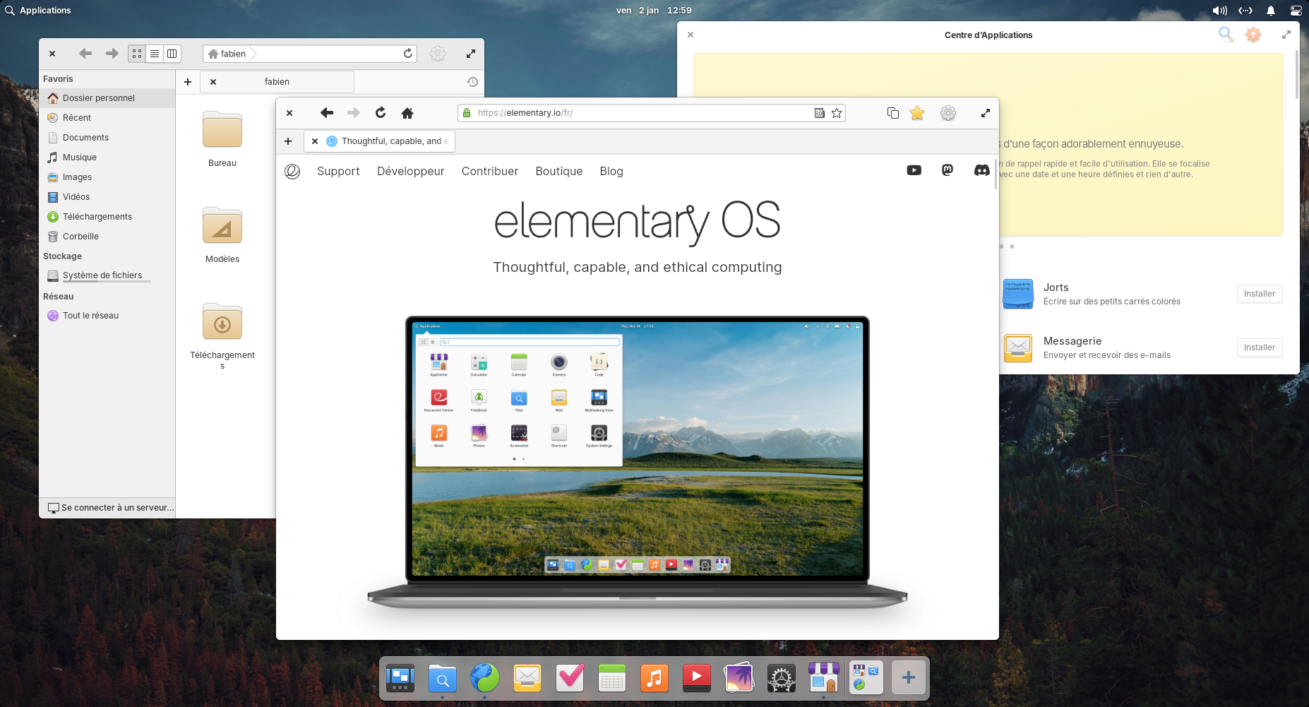 elementary OS Desktop